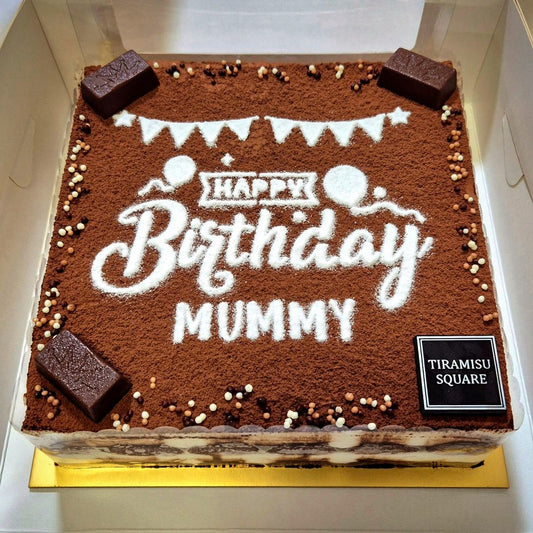 Tiramisu Square Cake [Chocolate]