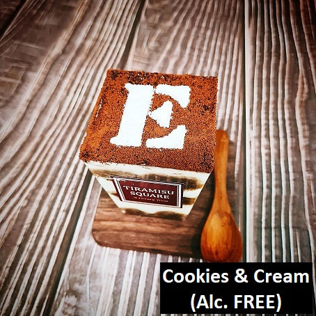 Tiramisu Square Cup [Cookies & Cream - Alc. FREE] *Gift Box*