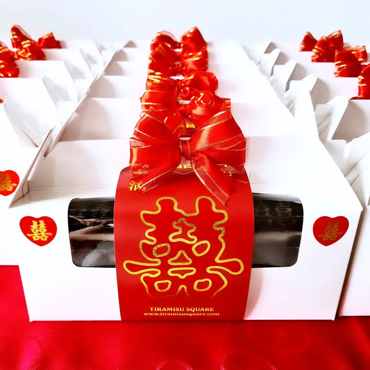 Wedding Guo Da Li 过大礼 Tiramisu Cups [Original] - Gift Box of 3