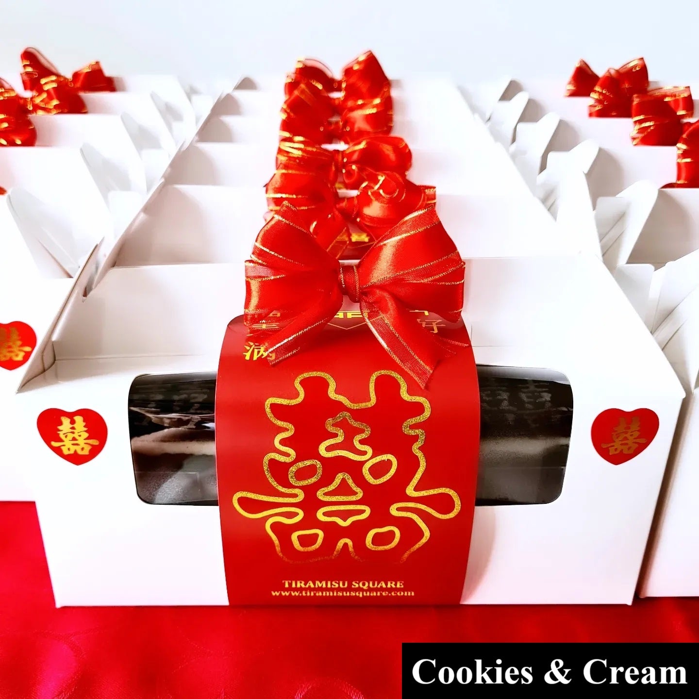 Wedding Guo Da Li 过大礼 Tiramisu Cups [Cookies & Cream] - Gift Box of 3