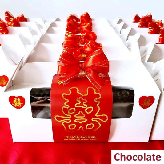 Wedding Guo Da Li 过大礼 Tiramisu Cups [Chocolate] - Gift Box of 3