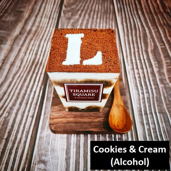 Tiramisu Square Cup [Cookies & Cream - Alcohol]